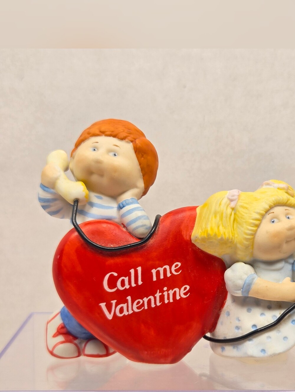 vintage 1984 Cabbage Patch Kids "Call Me Valentine" fine porcelain figurine